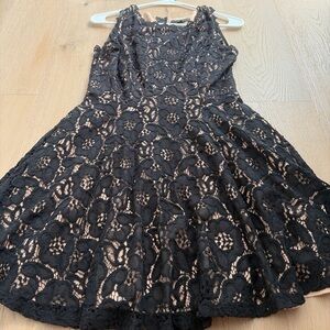 Elegant Black Lace Dress